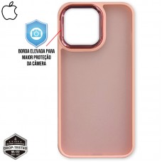 Capa iPhone 14 Pro - Clear Case Fosca Chanel Pink